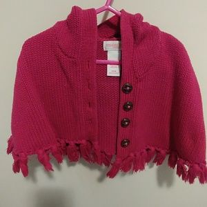 Fringe Hooded Poncho